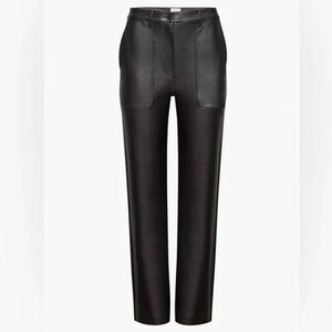 Wilfred Aritzia 12 Faux Leather Lucy Straight Pant
